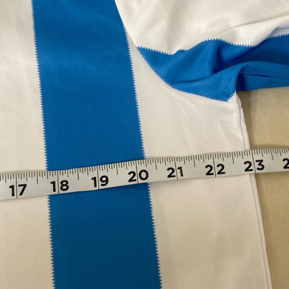 adidas Blue and White Striped Jersey - Picture 8 of 8
